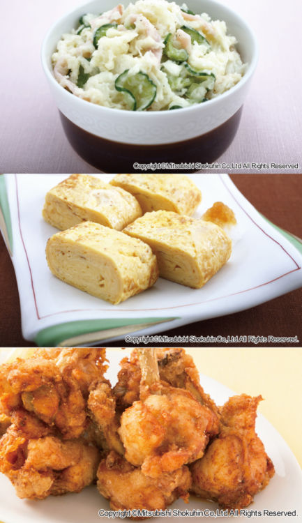 家庭でよく食べられているポテサラ、出汁巻き玉子、からあげなど、いわゆるふつうのおかずと「翠ジンソーダ」を合わせて