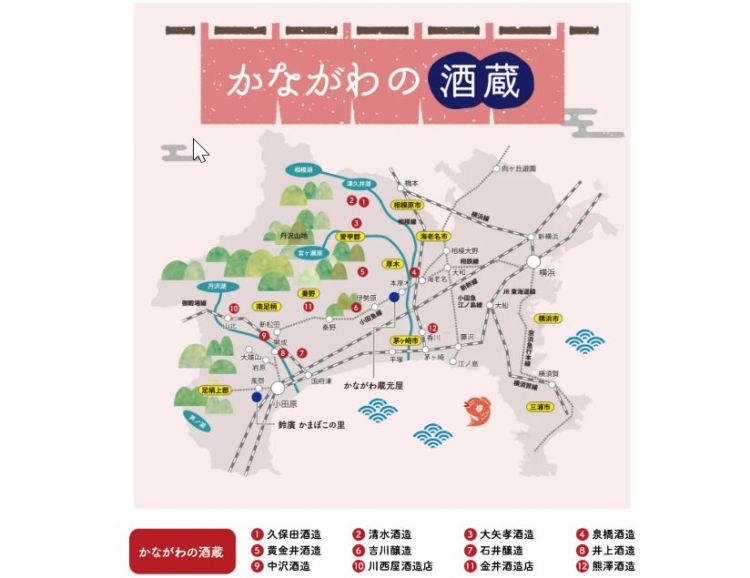 酒蔵をめぐってうれしい賞品をゲット!