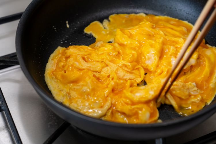 トマトと卵の炒め物の材料と作り方