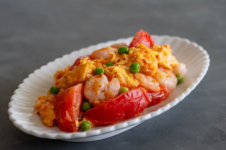 トマトと卵の炒め物の材料と作り方