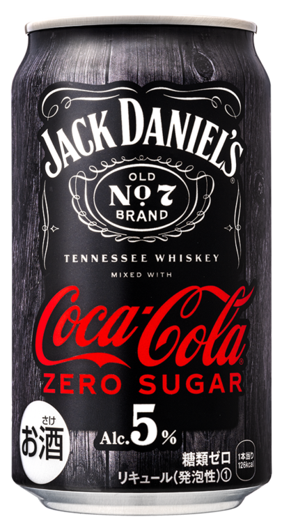 ジャックダニエル＆コカ･コーラ ゼロシュガー