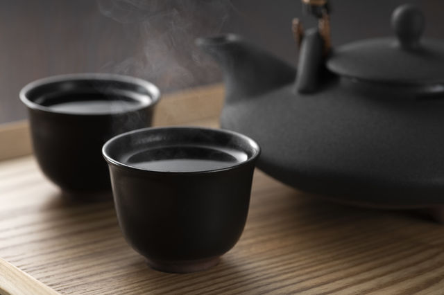 お湯割りでたのしむ芋焼酎