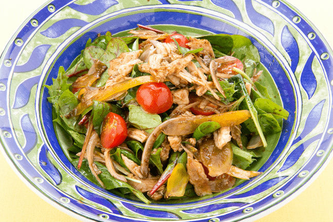 オススメレシピ「有機バルサミコで作るホットサラダドレッシング」