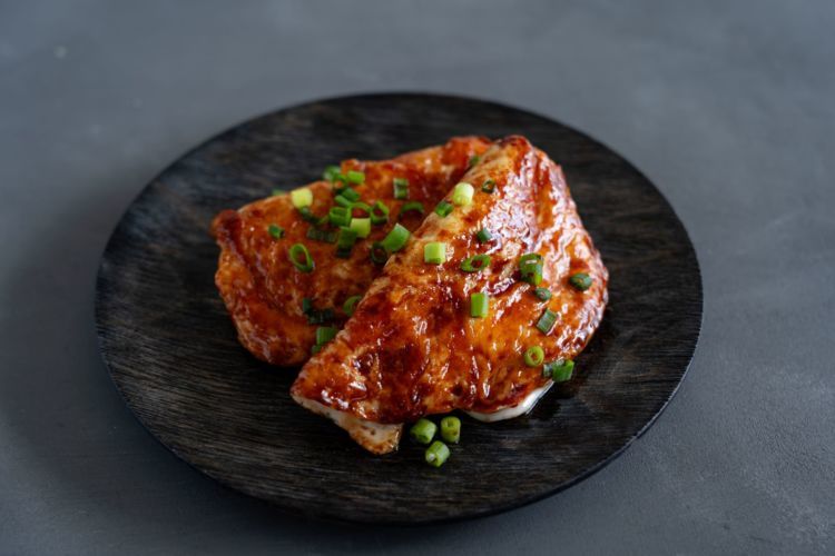 目玉焼きのチーズ照り焼き