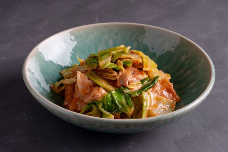 豚とキャベツのコチュマヨ炒め