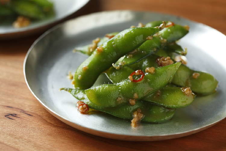 枝豆ペペロンチーノ