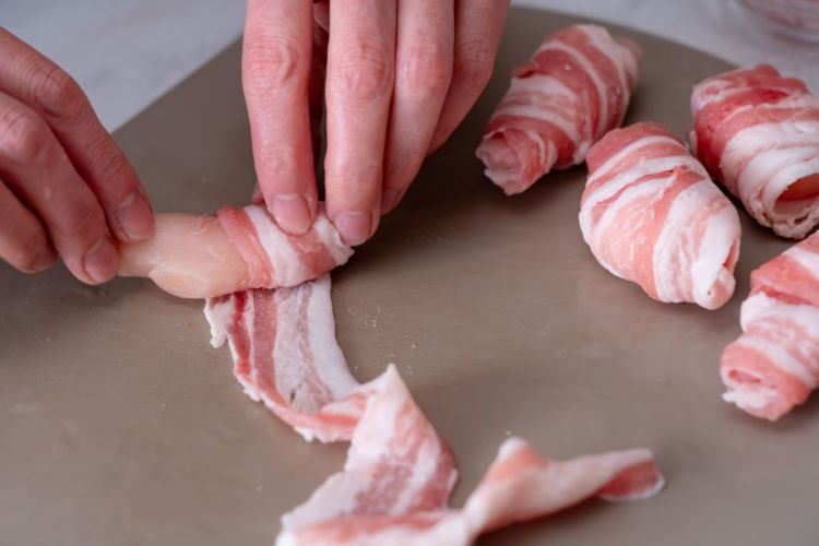 新生姜の豚バラ巻きの材料と作り方