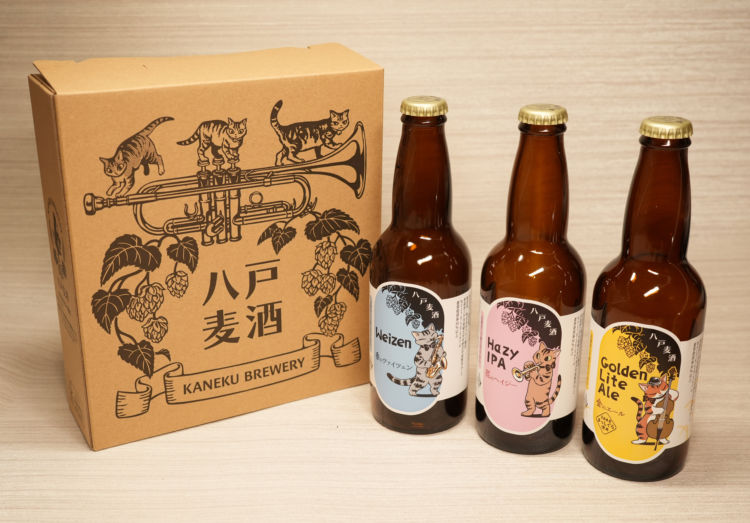 八戸麦酒の猫ラベル発泡酒