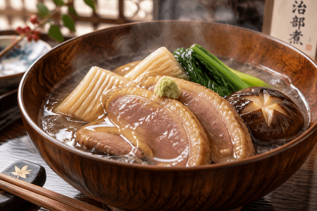 石川県の郷土料理「治部煮」イメージ(編集部がAIで作成)